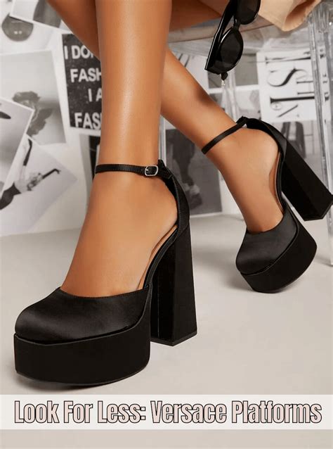 versace dupe platform heels